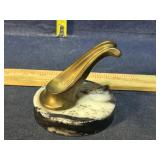 Marble based pipe rest