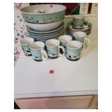 28 Pc Light House Scene Dishware