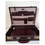 Leather LUCAS Combination Lock Brief Case