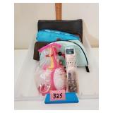 Hair Brush  & Makeup Bags