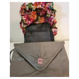 Vintage Plastic Lined Bag & 2 Purses