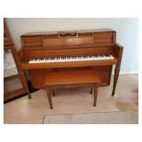 Hobart M Cable Piano & Bench