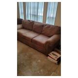 Brown Leather? Sleeper Sofa