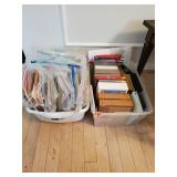 2 Bins of Misc Greeting Cards