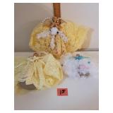 3 Straw and Lace Angels