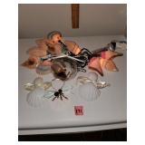Vintage Shell Lights with Schell Ornaments