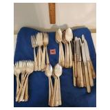 56 Pc Embassy Silver Plate