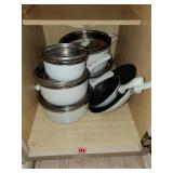 12 Pc T-Fal Cooking Ware