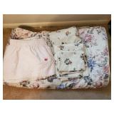 Queen-size Comforter, Sheets & Bed Skirt