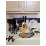 Misc Kitchen Items w/ Coffee Maker