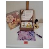 Pefume, Glitter Cards & Makeup Bag