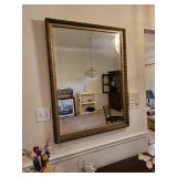 Beveled Framed Wall Mirror