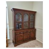 Antique Pine China Cabinet