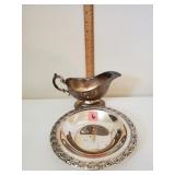 Silver Plate Gravy & dish
