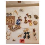 Lot of Goldtone Costume Jewelry