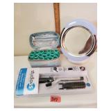 Vintage Rolers, Curling Iron & Lighted Mirror