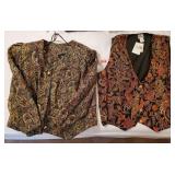 Beaded Jacket & 2XL  Beaded Vest