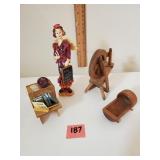 School Teacher Angel with Desk & Misc