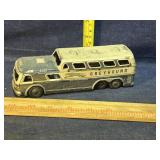 Tin Litho Greyhound bus made in Japan