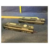 2 locomotives