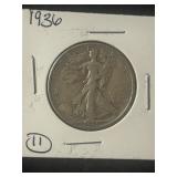 1/2 dollar walking liberty