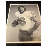 Houston Oilers Mike Barber signed