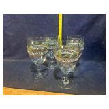 Libbey Christmas Goblets