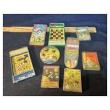 Vintage lot of hand games