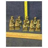 Solid Brass Chess Pieces