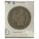 Half dollar Barber