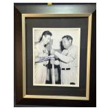 Ted Williams with Babe Ruth