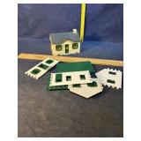 Model train houses