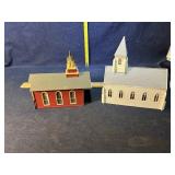 Model train churches