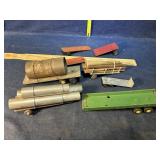 Homemade toy tractor trailers