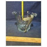 Glass ice bucket
