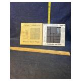 Vintage magnetic square puzzle