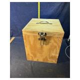 Wooden storage box