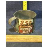 Tin cup