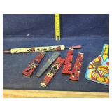 Noise makers and kazoos