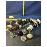 Antique door knobs and locks