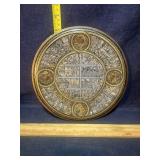 Etched copper plate