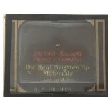 Antique magic lantern glass slide