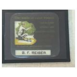 Antique magic lantern glass slide