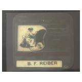 Antique magic lantern glass slide