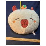 Capybara plush pillow