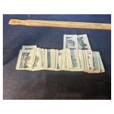 Antique lot of trading cards