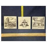 Wall hanging tiles, made in USA