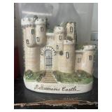 Castle vase for artificial flowers