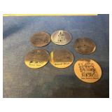 Copper coasters