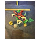 Model train scenery